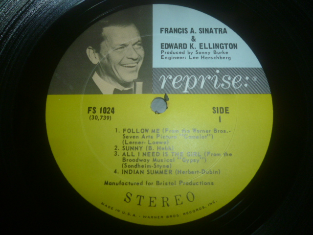 画像: FRANK SINATRA & DUKE ELLINGTON/FRANCIS A. SINATRA & EDWARD K. ELLINGTON