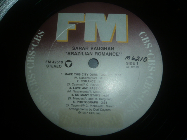 画像: SARAH VAUGHAN/BRAZILIAN ROMANCE