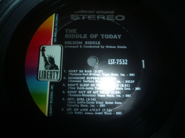 画像: NELSON RIDDLE/THE RIDDLE OF TODAY