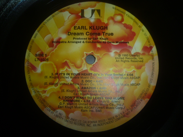画像: EARL KLUGH/DREAM COME TRUE