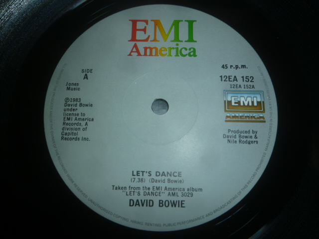 画像: DAVID BOWIE/LET'S DANCE (12")