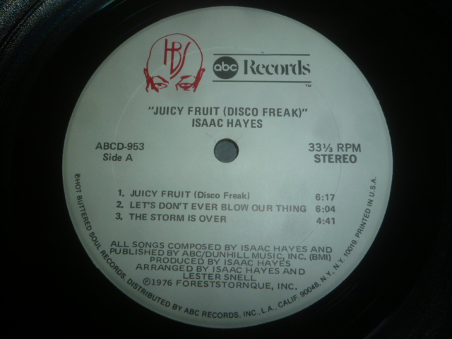画像: ISAAC HAYES/JUICY FRUIT (DISCO FREAK)