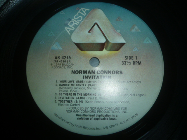 画像: NORMAN CONNORS/INVITATION