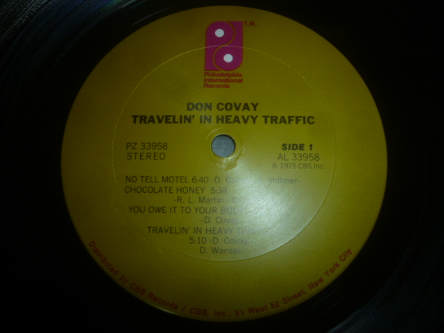 画像: DON COVAY/TRAVELIN' IN HEAVY TRAFFIC