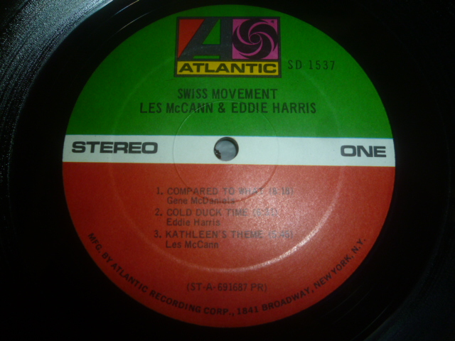 画像: LES McCANN & EDDIE HARRIS/SWISS MOVEMENT