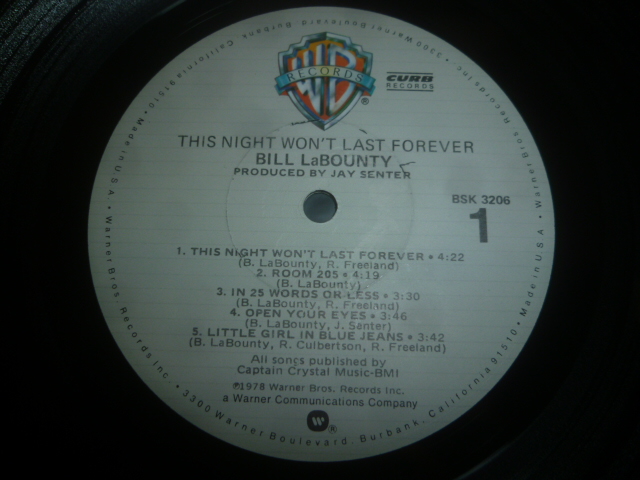 画像: BILL LaBOUNTY/THIS NIGHT WON'T LAST FOREVER