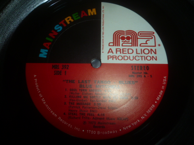 画像: BLUE MITCHELL/THE LAST TANGO - BLUES