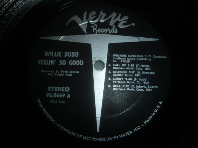 画像: WILLIE BOBO/FEELIN' SO GOOD