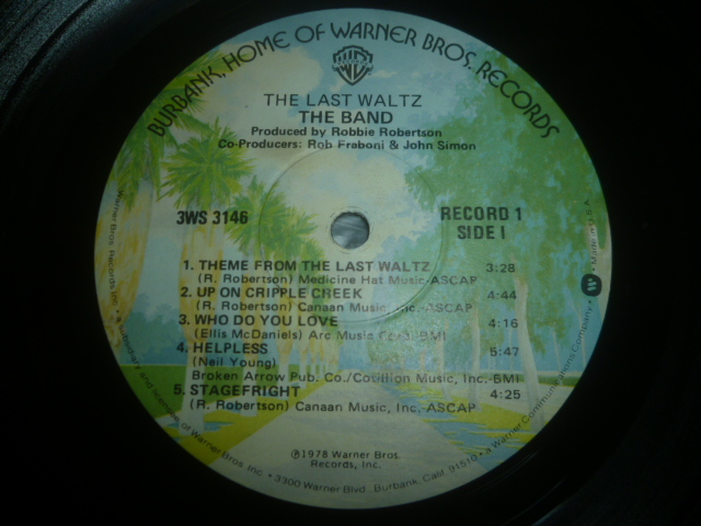 画像: BAND/THE LAST WALTZ