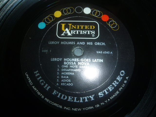 画像: LEROY HOLMES & HIS ORCHESTRA/LEROY HOLMES GOES LATIN  BOSSA NOVA