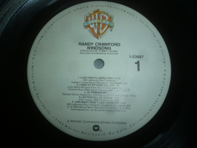 画像: RANDY CRAWFORD/WINDSONG