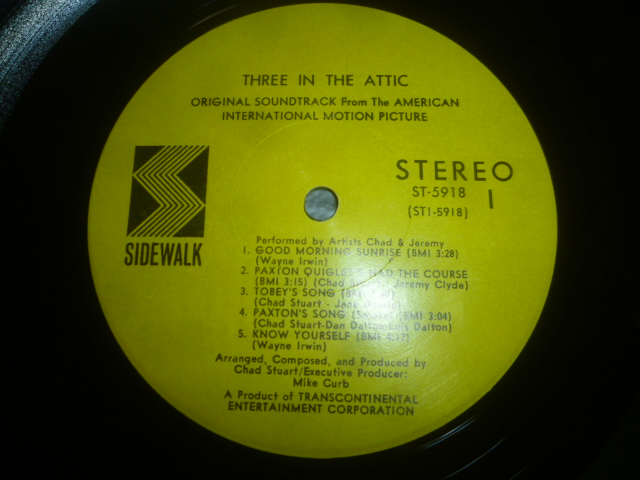 画像: OST/THREE IN THE ATTIC