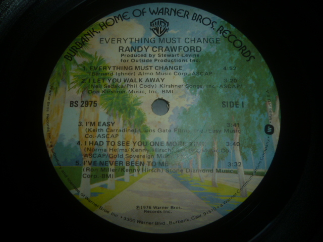 画像: RANDY CRAWFORD/EVERYTHING MUST CHANGE