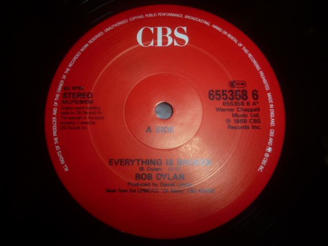 画像: BOB DYLAN/EVERYTHING IS BROKEN (12")