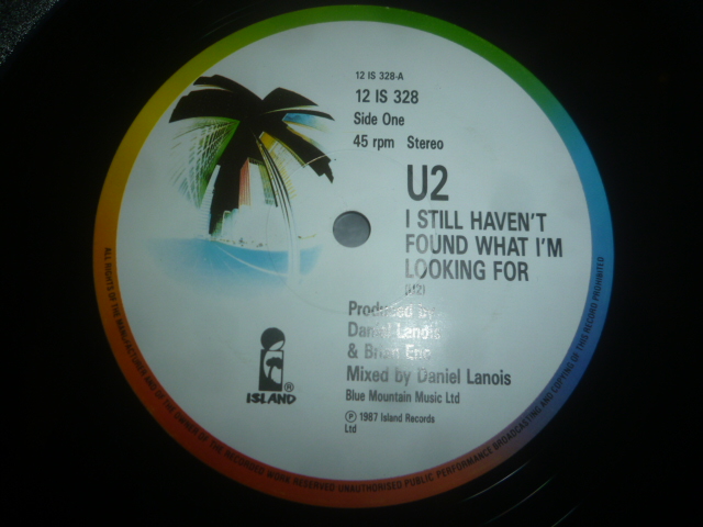 画像: U2/I STILL HAVEN'T FOUND WHAT I'M LOOKING FOR (12")
