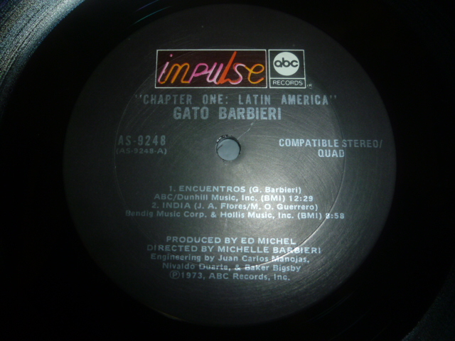 画像: GATO BARBIERI/GATO  CHAPTER ONE: LATIN AMERICA