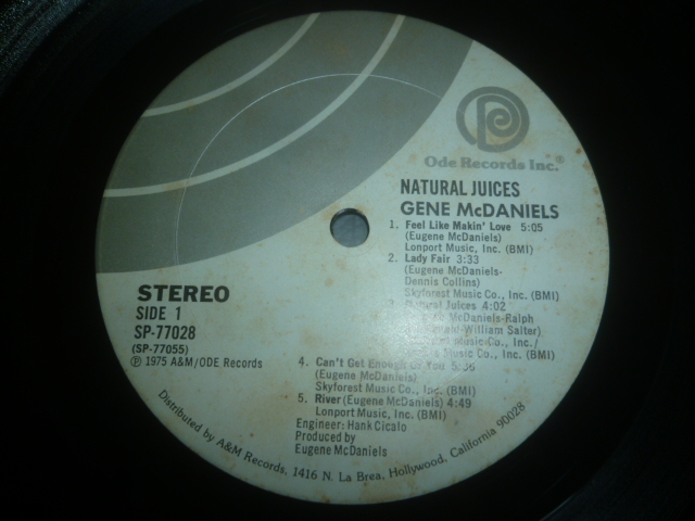 画像: GENE McDANIELS/NATURAL JUICES