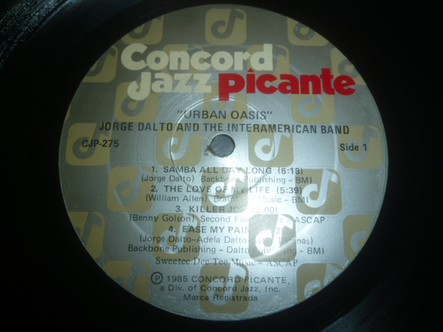 画像: JORGE DALTO & THE INTERAMERICAN BAND/URBAN OASIS