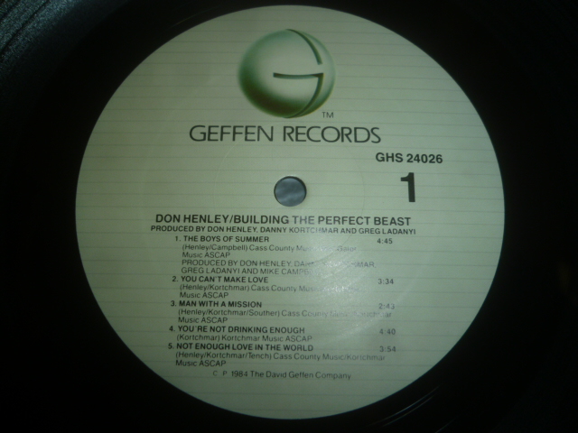 画像: DON HENLEY/BUILDING THE PERFECT BEAST