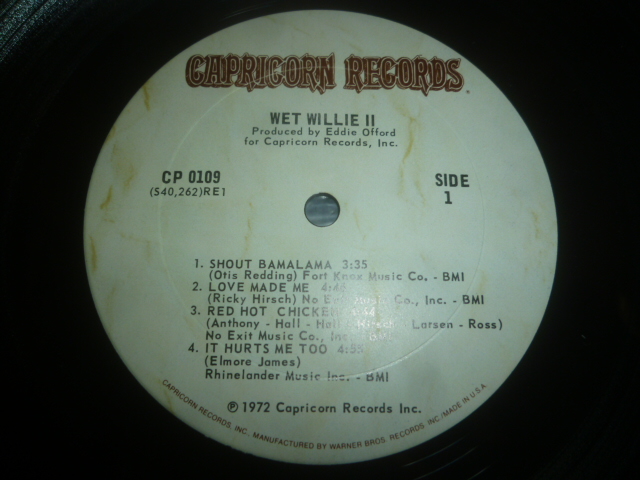 画像: WET WILLIE/II