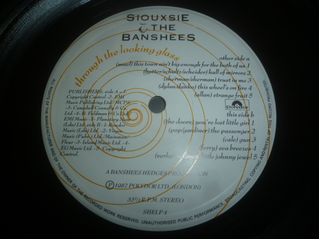画像: SIOUXSIE & THE BANSHEES/THROUGH THE LOOKING GLASS