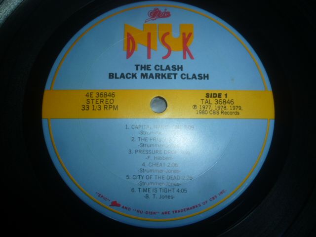 画像: CLASH/BLACK MARKET CLASH (10")