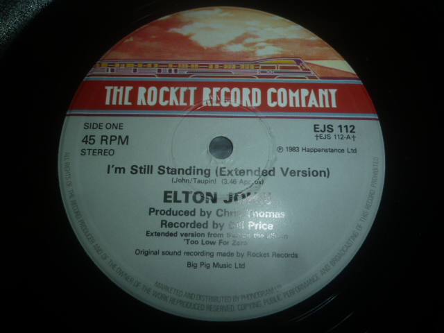 画像: ELTON JOHN/I'M STILL STANDING (12")