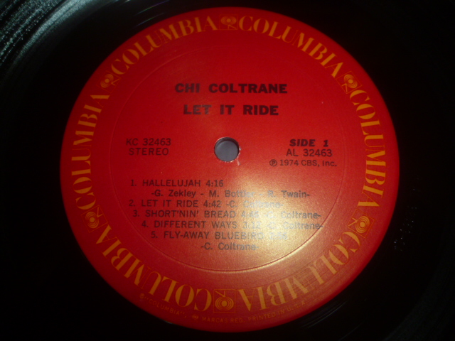 画像: CHI COLTRANE/LET IT RIDE