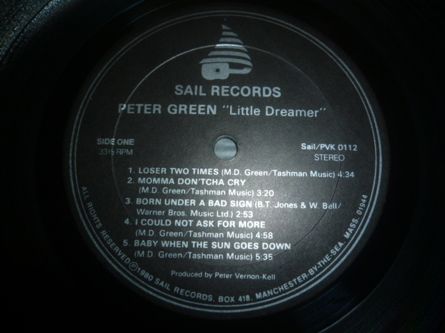 画像: PETER GREEN/LITTLE DREAMER