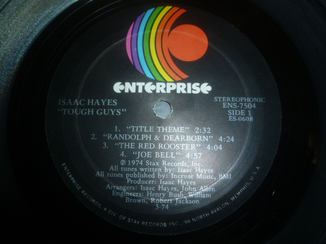 画像: ISAAC HAYES/TOUGH GUYS