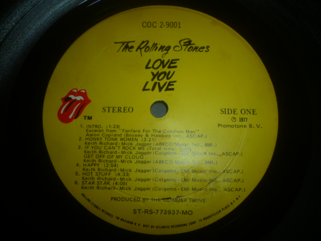 画像: ROLLING STONES/LOVE YOU LIVE