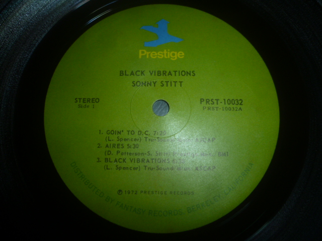 画像: SONNY STITT/BLACK VIBRATIONS