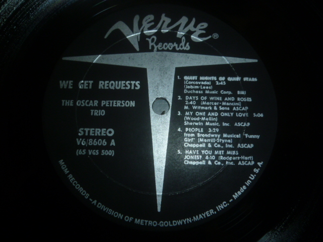 画像: OSCAR PETERSON TRIO/WE GET REQUESTS