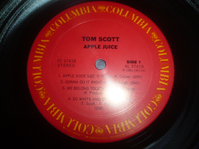 画像: TOM SCOTT/APPLE JUICE