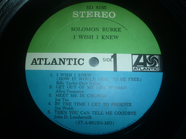 画像: SOLOMON BURKE/I WISH I KNEW