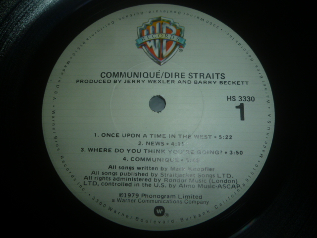 画像: DIRE STRAITS/COMMUNIQUE