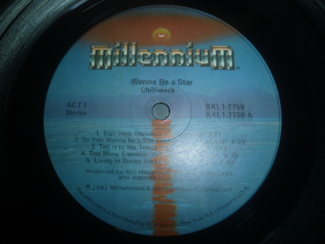 画像: CHILLIWACK/WANNA BE A STAR