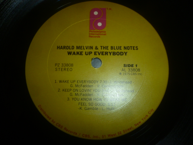 画像: HAROLD MELVIN & THE BLUE NOTES/WAKE UP EVERYBODY