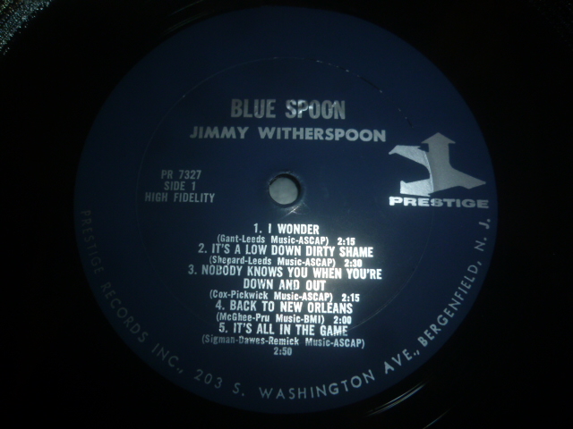 画像: JIMMY WITHERSPOON/BLUE SPOON