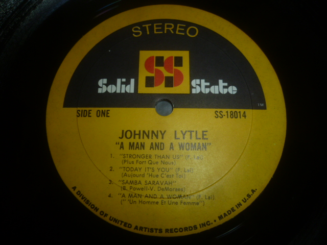 画像: JOHNNY LYTLE/A MAN AND A WOMAN