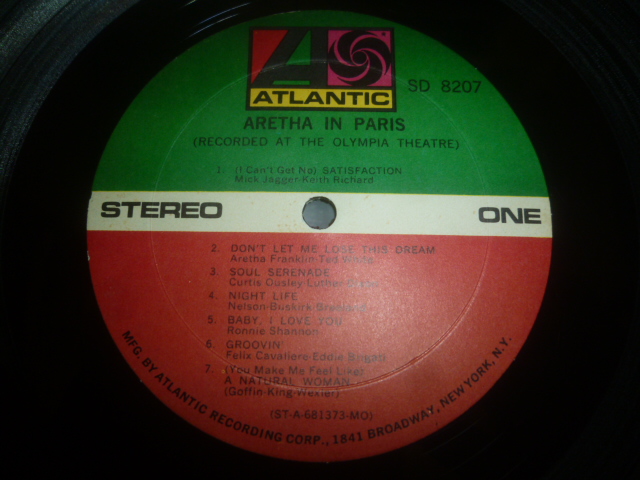 画像: ARETHA FRANKLIN/ARETHA IN PARIS