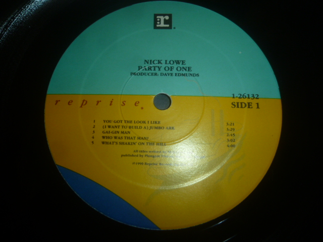 画像: NICK LOWE/PARTY OF ONE