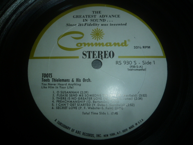 画像: TOOTS THIELEMANS/TOOTS