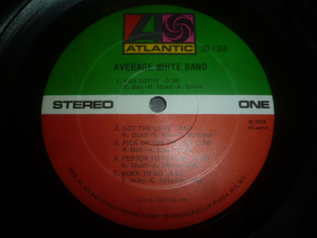 画像: AVERAGE WHITE BAND/SAME