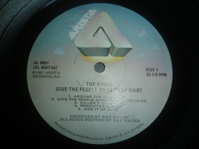 画像: KINKS/GIVE THE PEOPLE WHAT THEY WANT