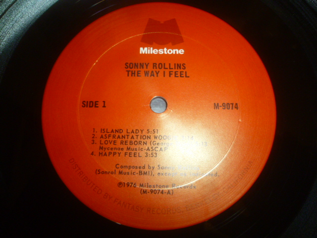 画像: SONNY ROLLINS/THE WAY I FEEL