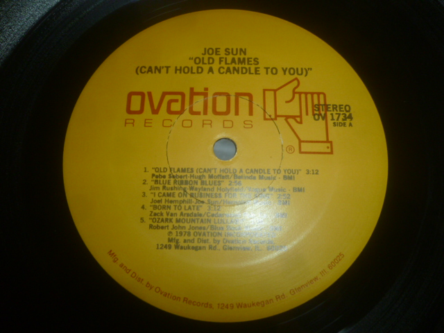 画像: JOE SUN/OLD FLAMES (CAN'T HOLD A CANDLE TO YOU)