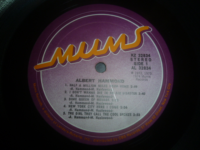 画像: ALBERT HAMMOND/SAME