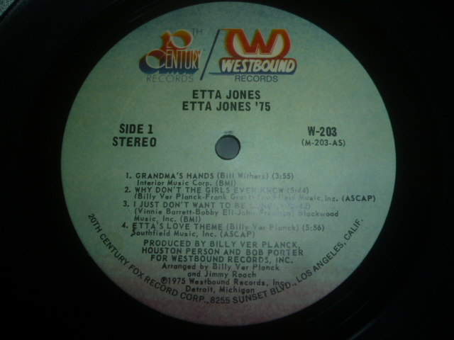 画像: ETTA JONES/ETTA JONES '75