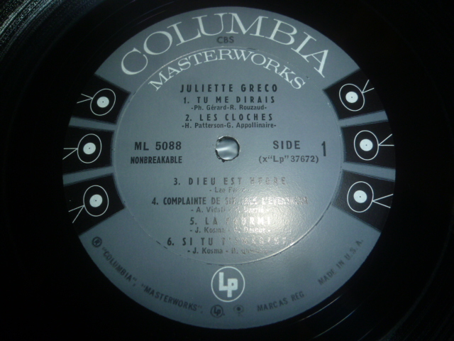 画像: JULIETTE GRECO/SAME